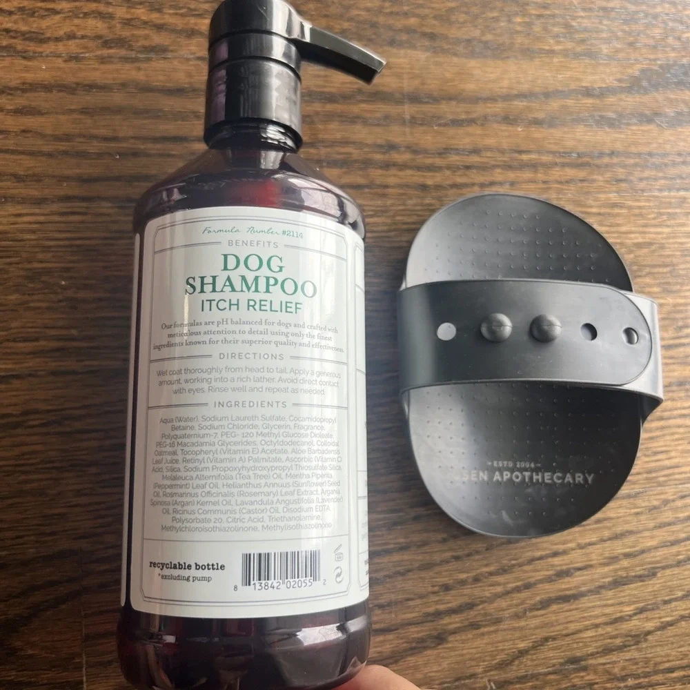 Rosen Apothecary Dog Shampoo Itch Relief 6-in-1 Oatmeal Aloe Fresh Scent
